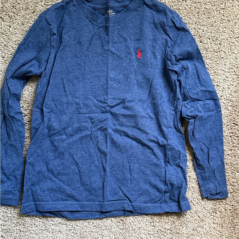 Polo by Ralph Lauren Boy’s Blue Long Sleeve Tee